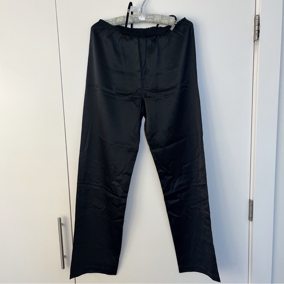 NEW Alexander Wang Crystal Thong Silk Wide Leg Pants Size S Women NWOT - Picture 7 of 9